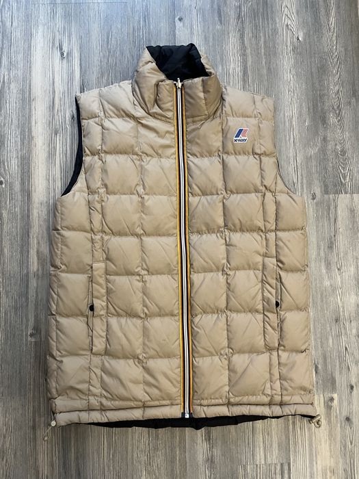 Мъжки елек с гъши пух K-Way две лица /M/