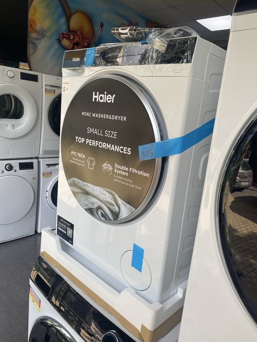 Мини пералня със сушилня Haier. HWD50-BP12307U1 5.0/2,5 kg.