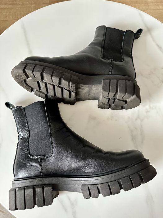 Botine din piele naturala -37