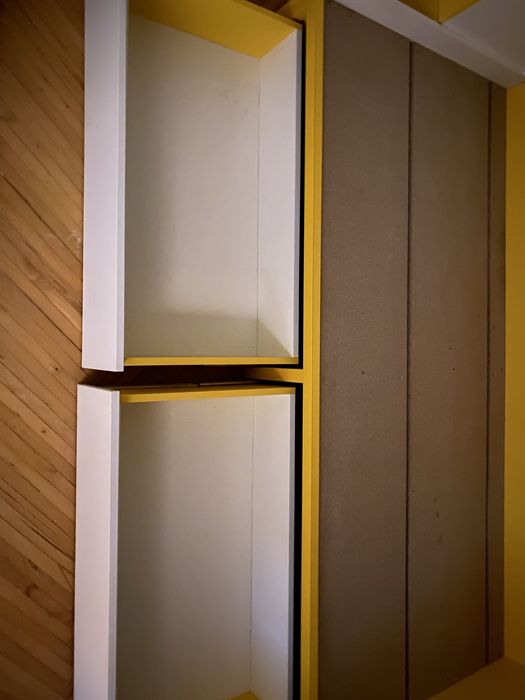 Pat single cu 2 lazi de depozitare