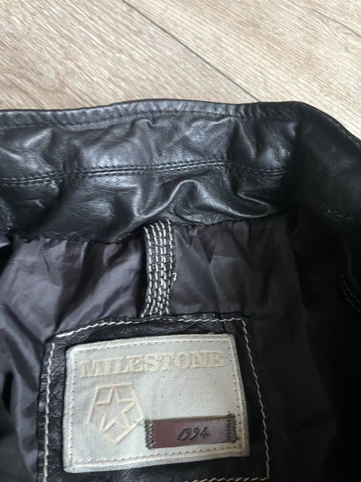 MILESTONE : Дълго зимно яке естествена кожа размер 54/ХЛ Оригинал