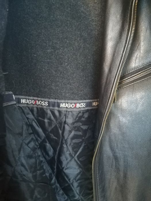 Geaca piele bărbați Hugo Boss Xl
