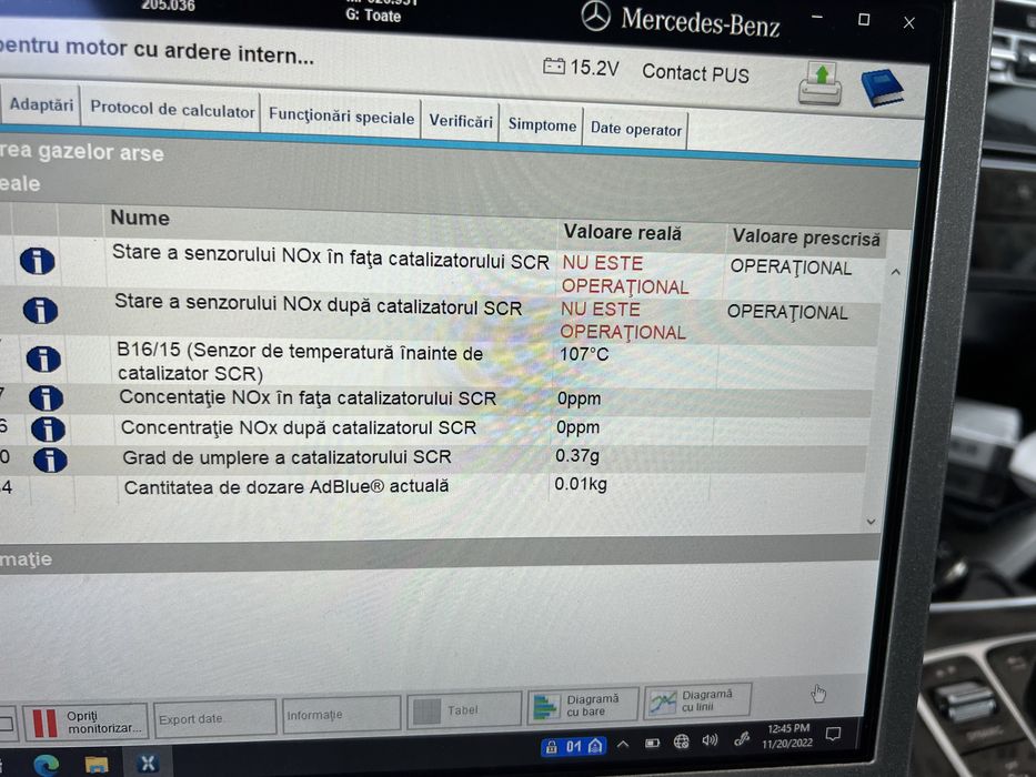 Servicii diagnoza auto camioane si turisme cu tester star mercedes