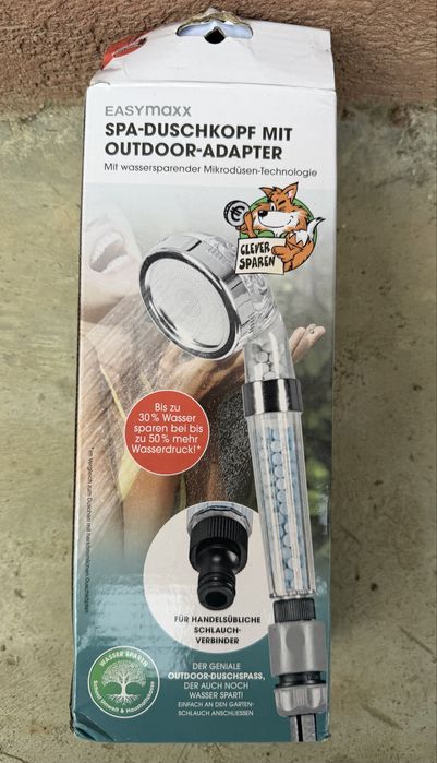 Vând Para/cap de duș Easymaxx cu bile minerale Nou