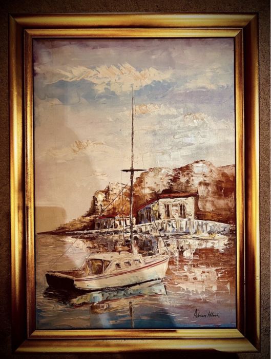 Tablou semnat - ulei pe panza