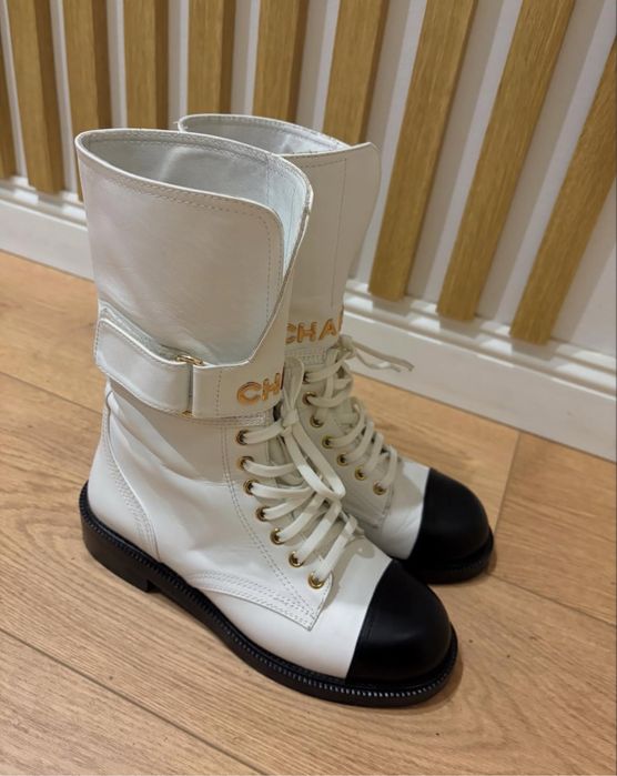 Ghete Chanel piele naturală