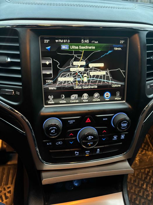 Uconnect® Region Converted Конвертиране Jeep Ram Dodge Chrysler Dodge