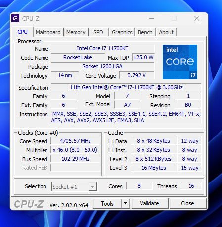 Kit Intel Core i7 11700KF + Gigabyte Z590 Gaming X + 32GB RAM + 2x SSD