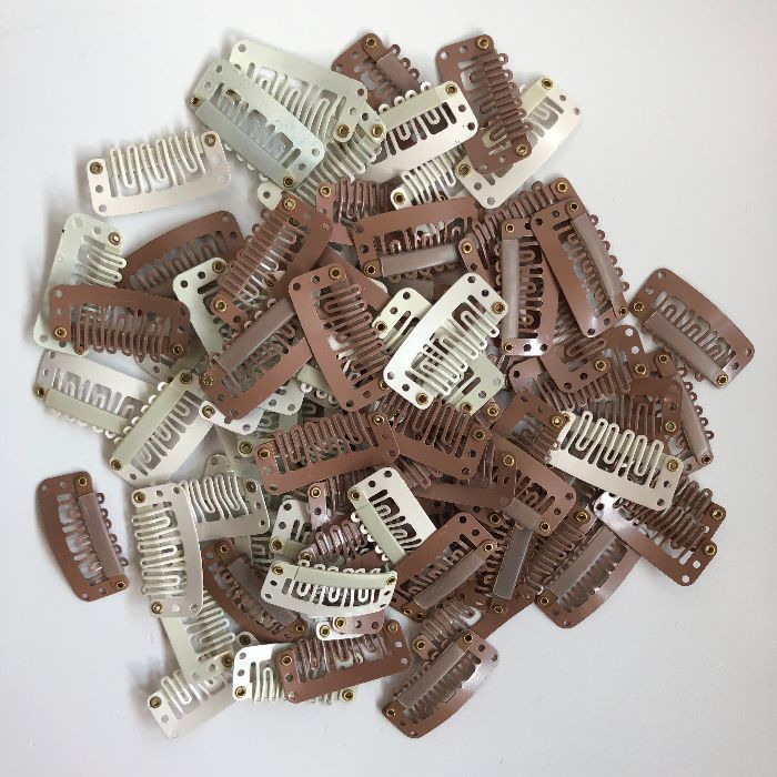 ХИТ ЦЕНА! Професионални клипси / фиби / щипки за екстеншъни / треси