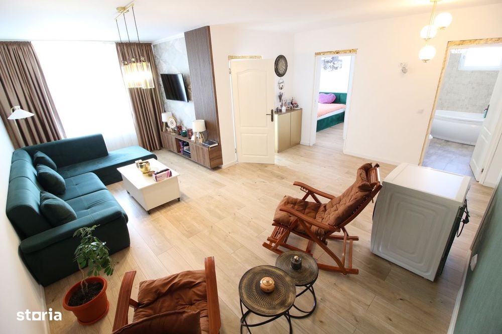 Casa noua 4 camere Tulucesti, panouri fotovoltaice, mobilata+utilata