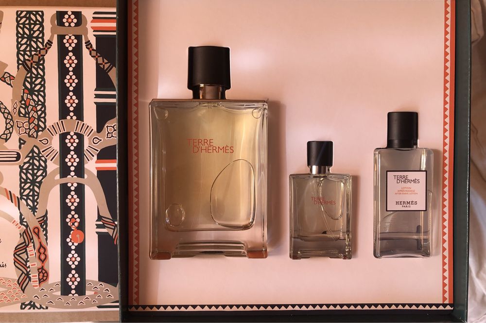 HERMES TERRE D´HERMÈS Eau de Toilette Set 100ml EDT/12,5ml EDT/40ml