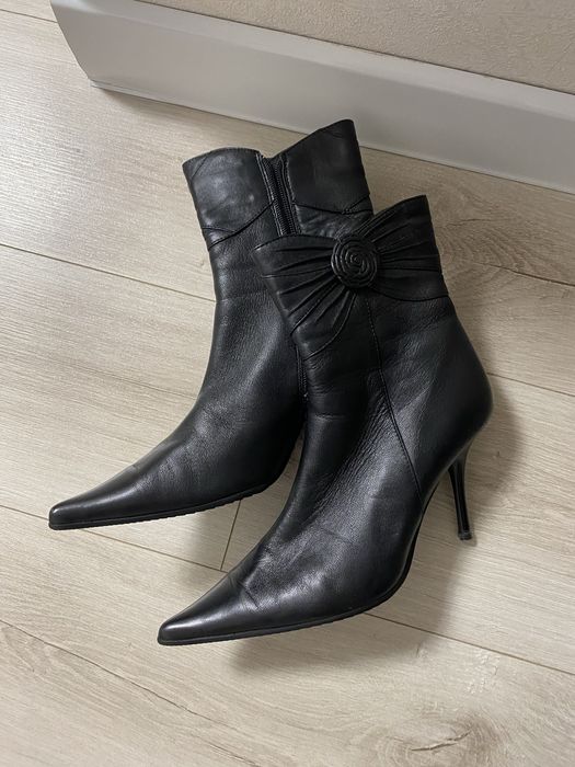 Сапоги, полусапожки кожаные