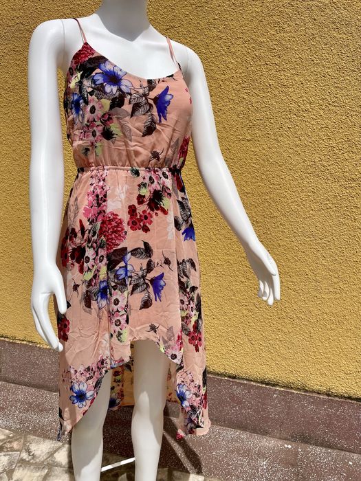 Rochita de vara piersica cu flori marime S