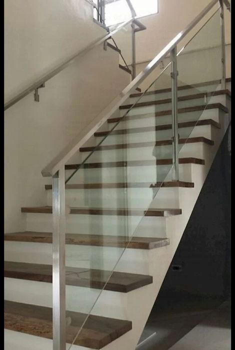 Перила для лестницы стеклянные