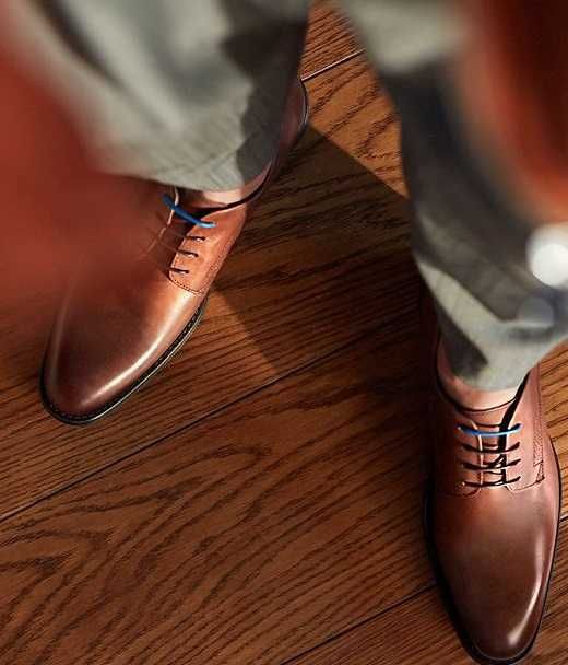 Pantofi derby 40 plain toe ZIGN London NOI piele naturala