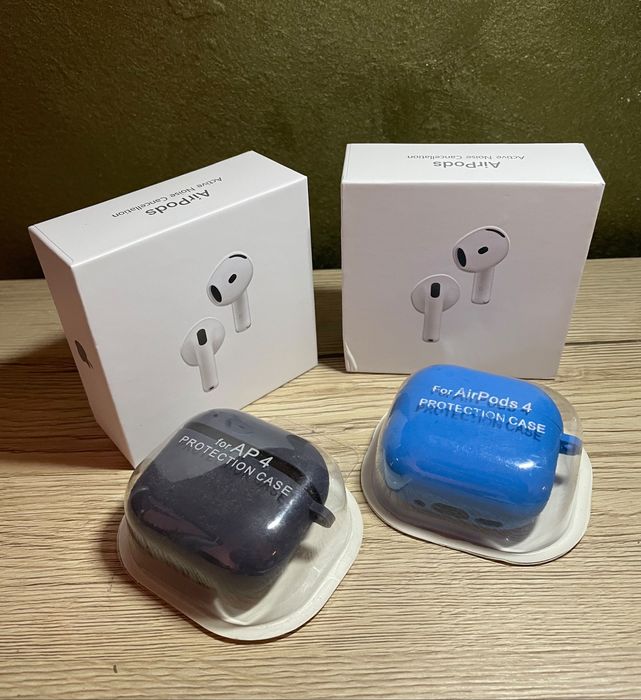 Airpods 4 cu ANC si husa cadou