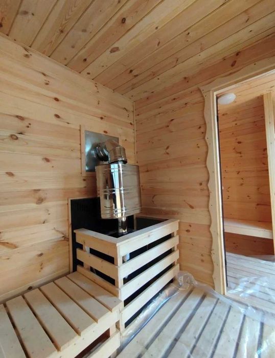 Баня из контейнеров