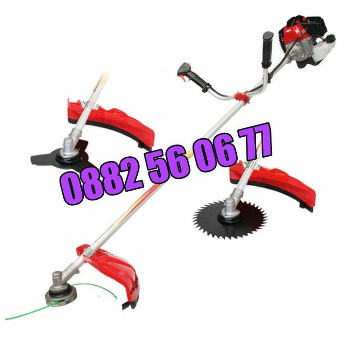 Моторна коса тример 74 куб./ храсторез, бензинов тример + самар