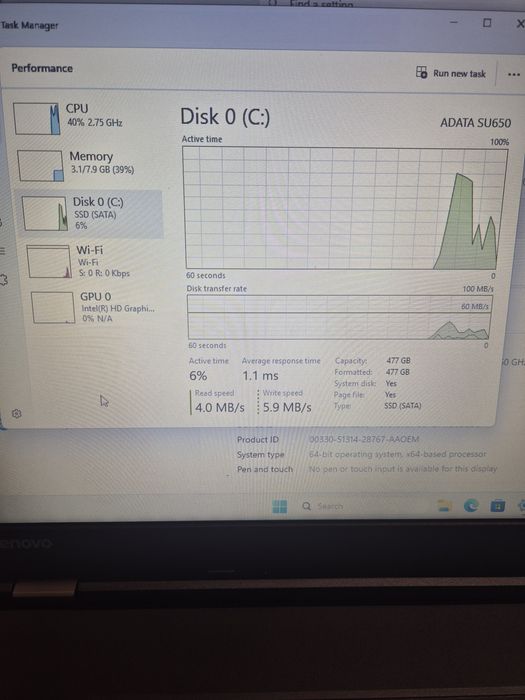 Laptop Lenovo ThinkPad L570