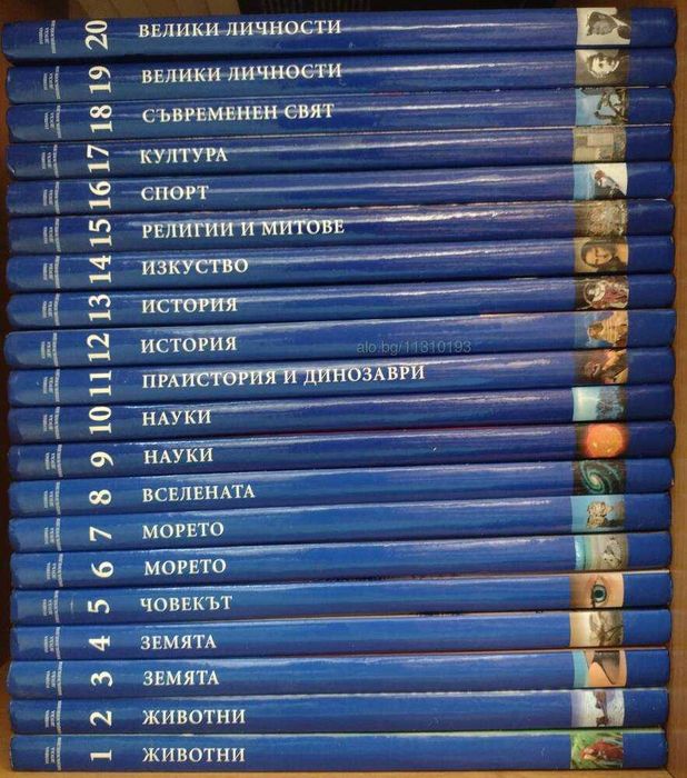 Голяма детска енциклопедия. Том 1-20
