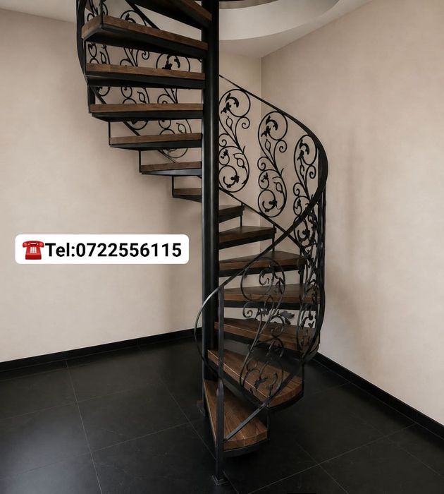 Scări Spirală interioare  / exterioare