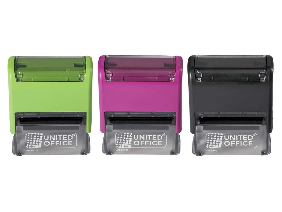 Stampilă personalizabilă, universală pt birotica, acte si textile NOUA