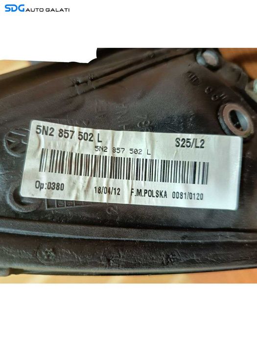 Oglinda Electrica Dreapta cu Incalzire FARA Pliere Rabatare Volkswagen Tiguan 2007 - 2015 Culoare LC9X [K7814]
