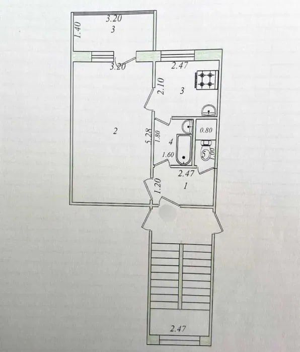 Массив Феруза 1в2/2/4 Ориентир Кафе Шукрона