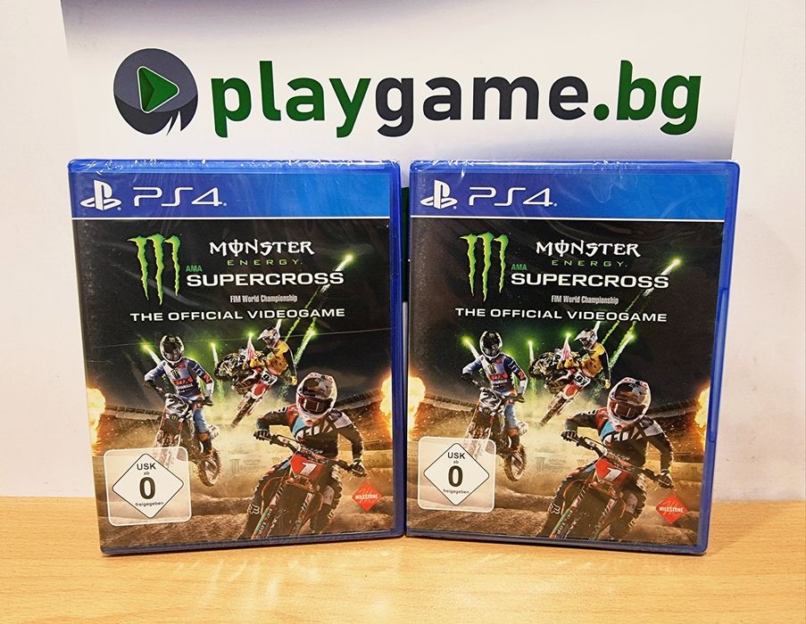 Monster Energy Supercross 6 The Official Videogame Чисто нова игра за PS4