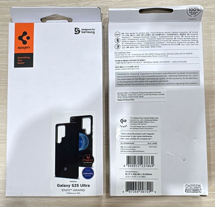 Husa originala Spigen Enzo Aramid Case Samsung S25 Ultra S25 Plus S25