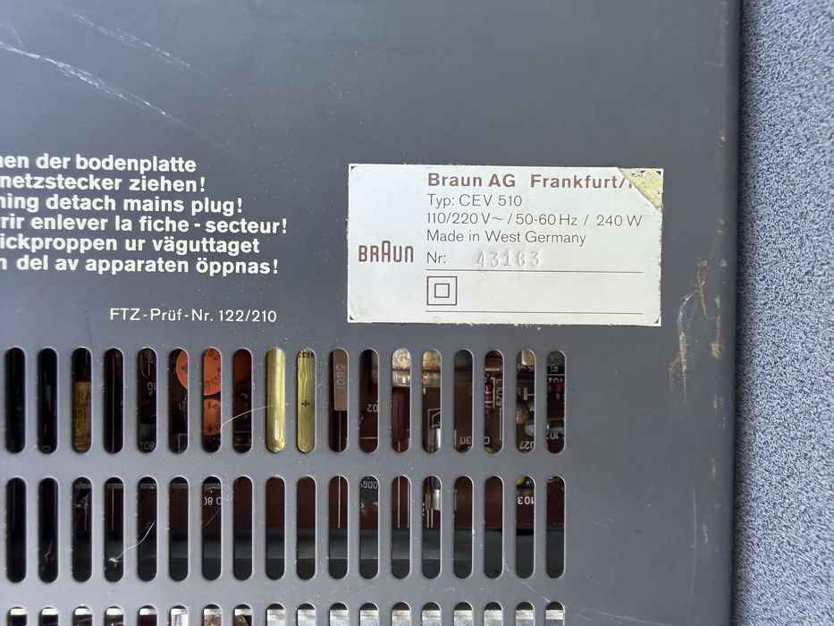 Braun Regie CEV 510