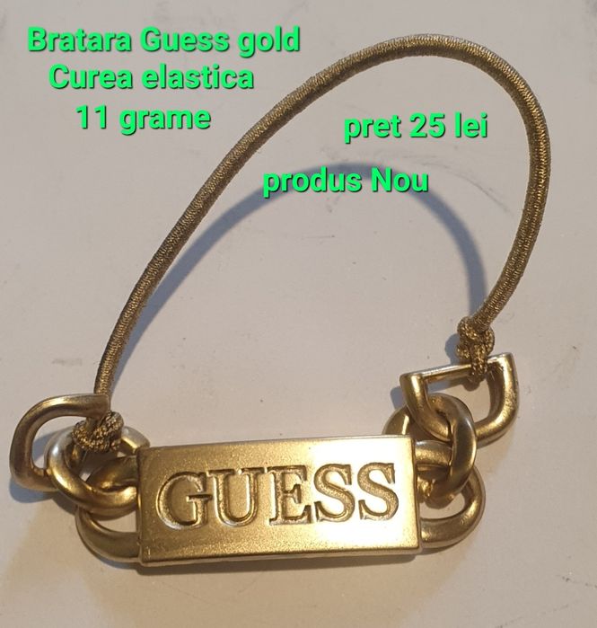 Bratari Guess inox gold