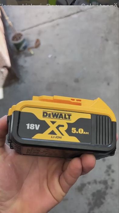 Baterie dewalt 16V  5.0 AH detin 2 bucati