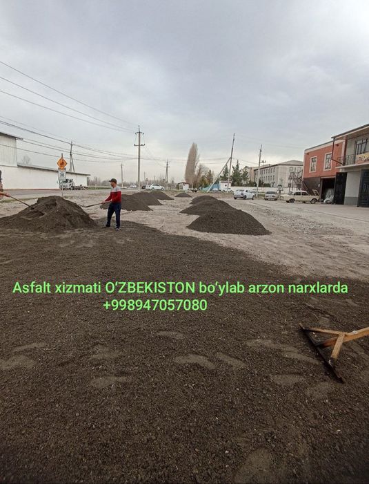 Asfalt xizmati OʻZBEKISTON boʻylab arzon narxlarda