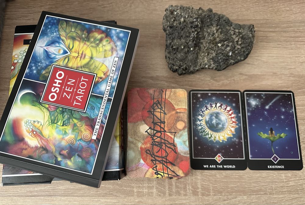 Ангелско таро с книга OSHO ZEN TAROT Таро карто LIGHT AND SHADOW