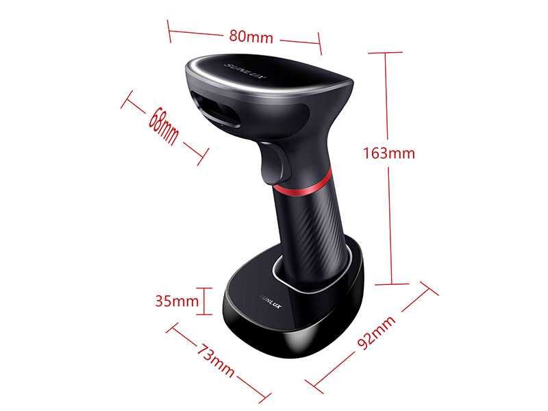 Cititor coduri de bare Wireless SUNLUX XL-9610, 1D - 2D Scanner