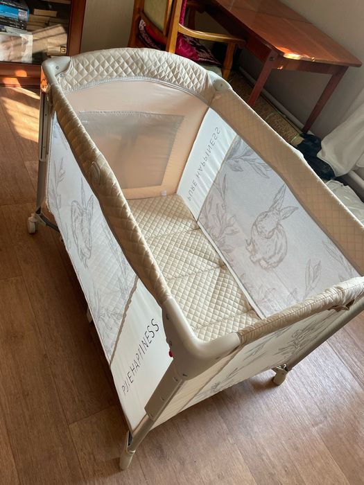 Кровать манеж с матрасом новый продам