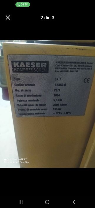 Compresor pe surub Kaeser