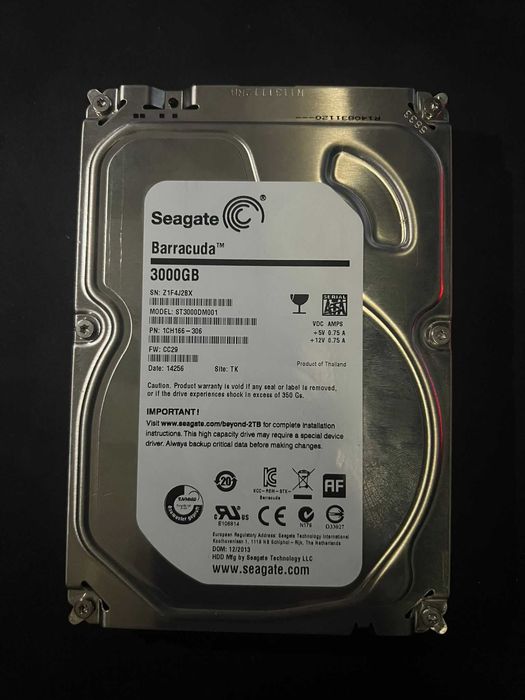 HDD Seagate 3TB – 100% Health