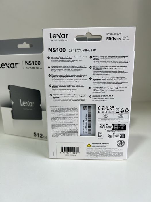 SSD Lexar NS100 512GB