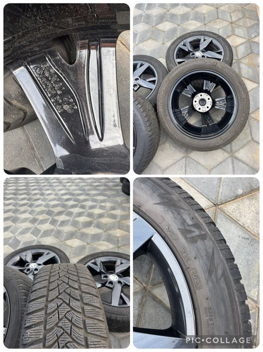 Jante Orig”Skoda R17(5x112)”Octavia 4/3/2/Karoq/Kodiaq/Superb/Yeti/Vw/Audi/Seat~Negre”