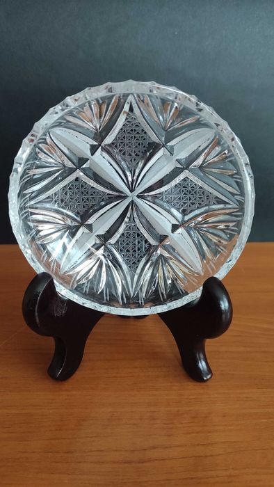 Чинийки за сладко оловен кристал комплект от 6 бр