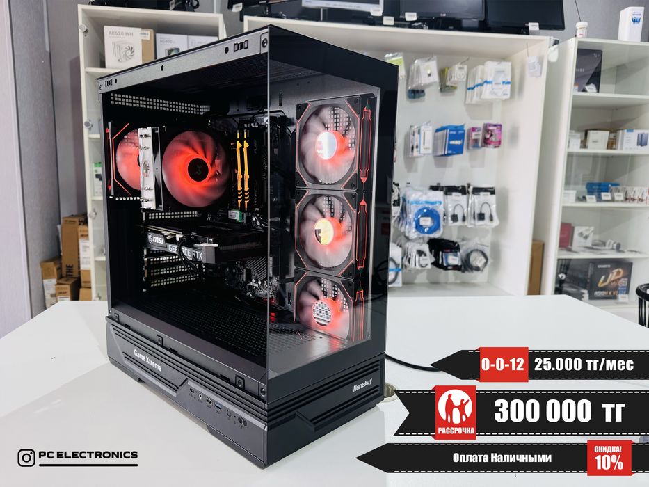 Рассрочка! Системный блок - Core i5-11400/16Gb/SSD 512Gb/RTX 3060