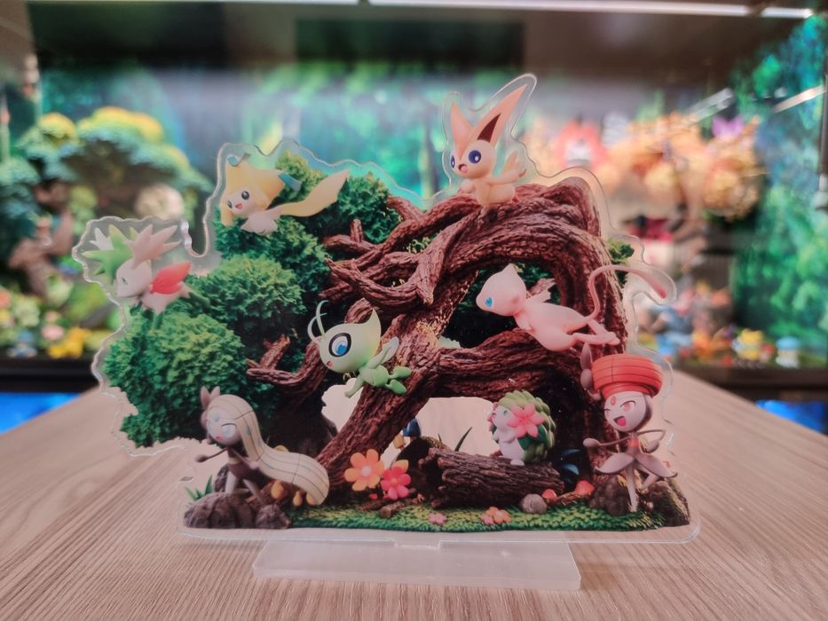 Pokemon statue - ediție limitat - mistery family - figurine