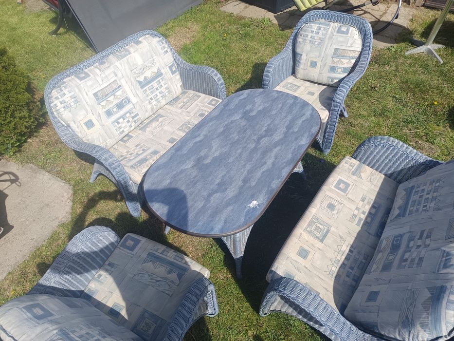 Vand set de ratan