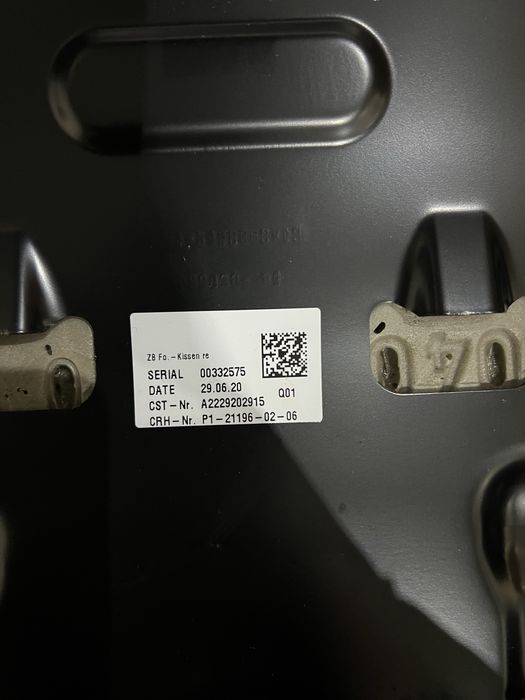 Bancheta spate + schelet metalic Mercedes S class w222 long facelift