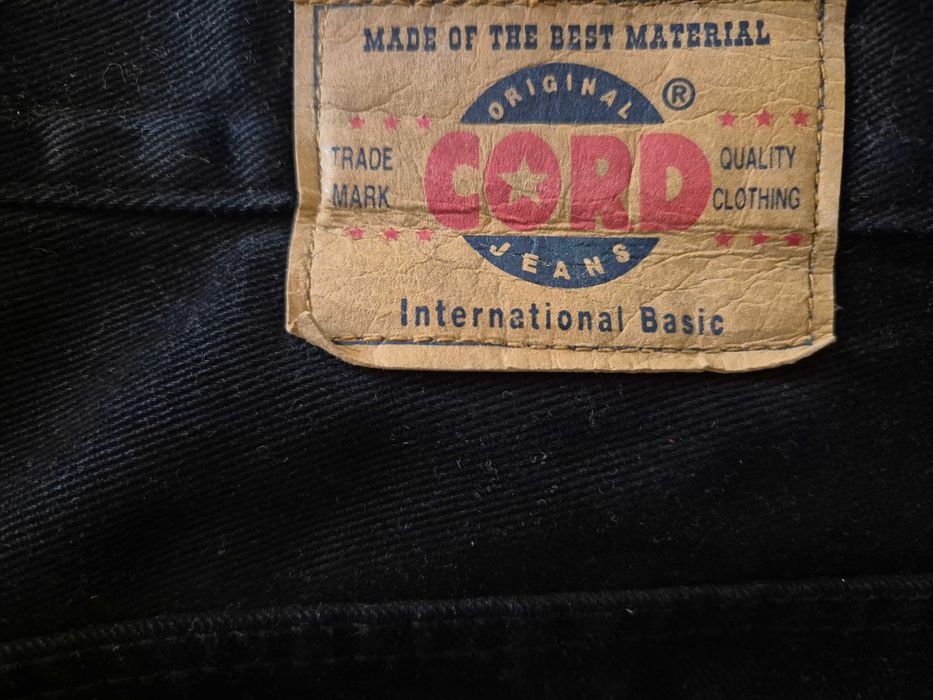 дънков панталон черен за едър мъж XXXL, нов, марка CORD original jeans