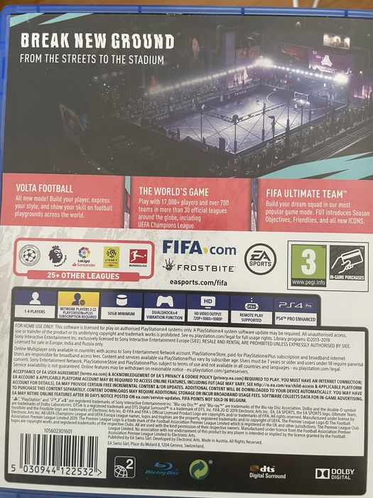 Fifa 20 за playstation 4