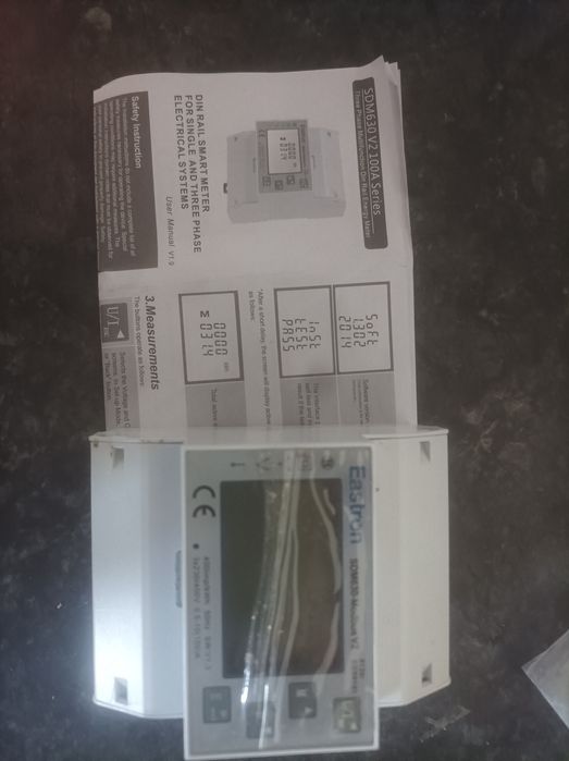 Smart meter eastron smd630 modbus v2 deye