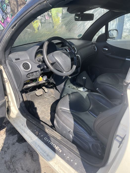 Interior piele scaun bancheta citroen pluriel c3